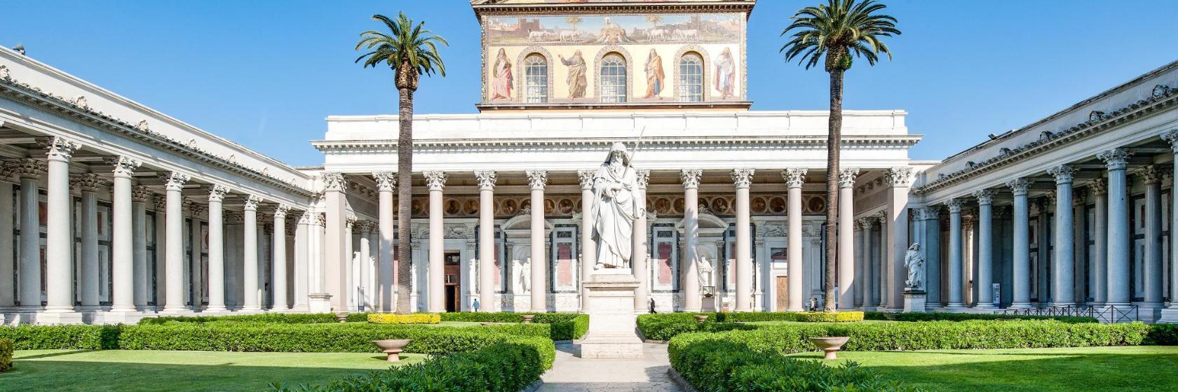 Skt. Paul-basilikaen uden for murene